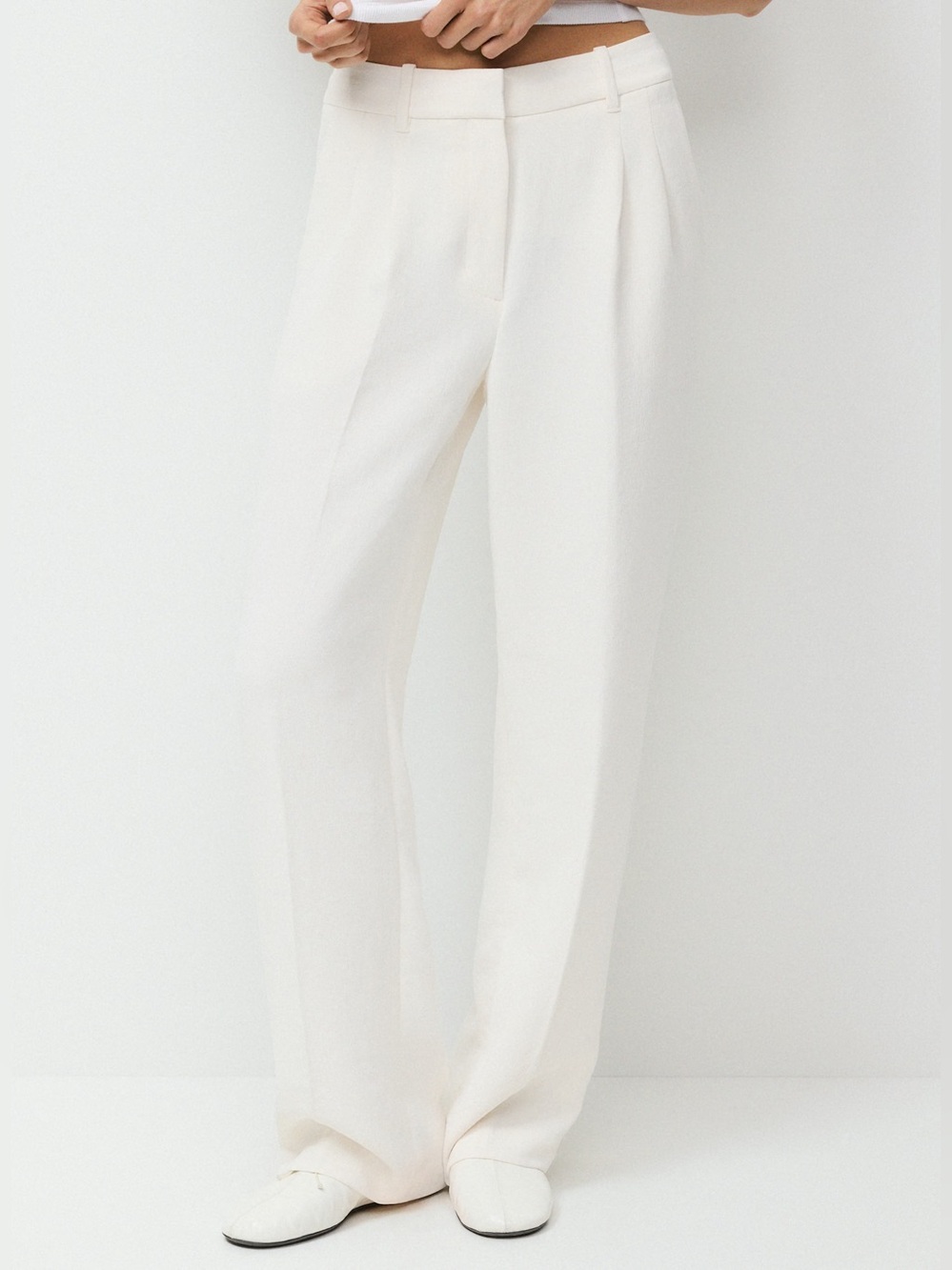 WILFRED white the effortless pant crepette